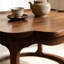 Table basse de style nordique en bois massif.-766202092