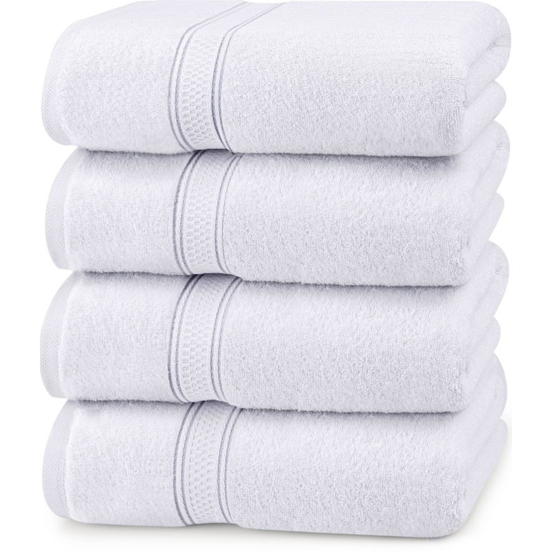 Saladin Bath Towel, White