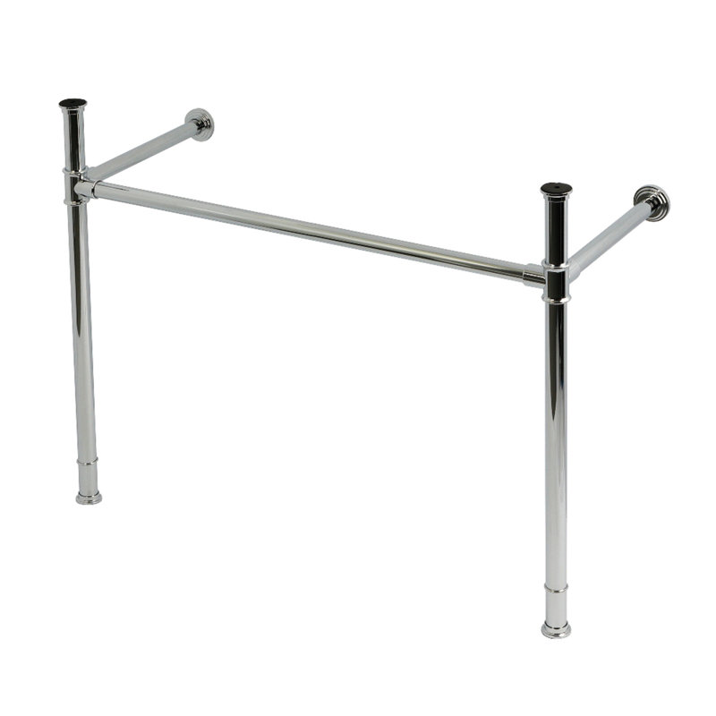 Pieds de lavabo console en acier inoxydable Kingston Brass VPB34410, Chrome poli