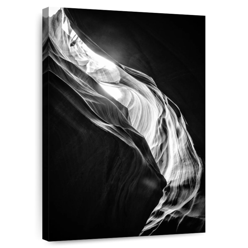 Aime Antelope Canyon Natural Wonder BW, H 45 po x l 30 po
