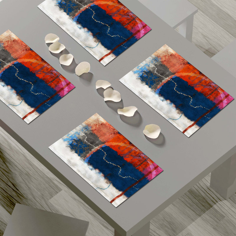 Napperon abstrait en polyester