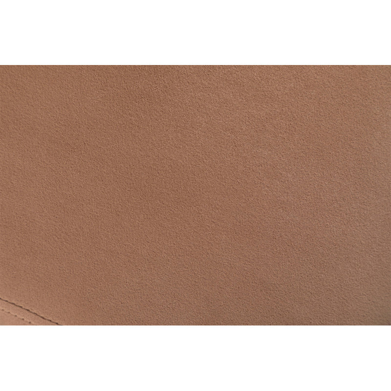 Tabouret de maquillage en S en forme de S, Velours brun