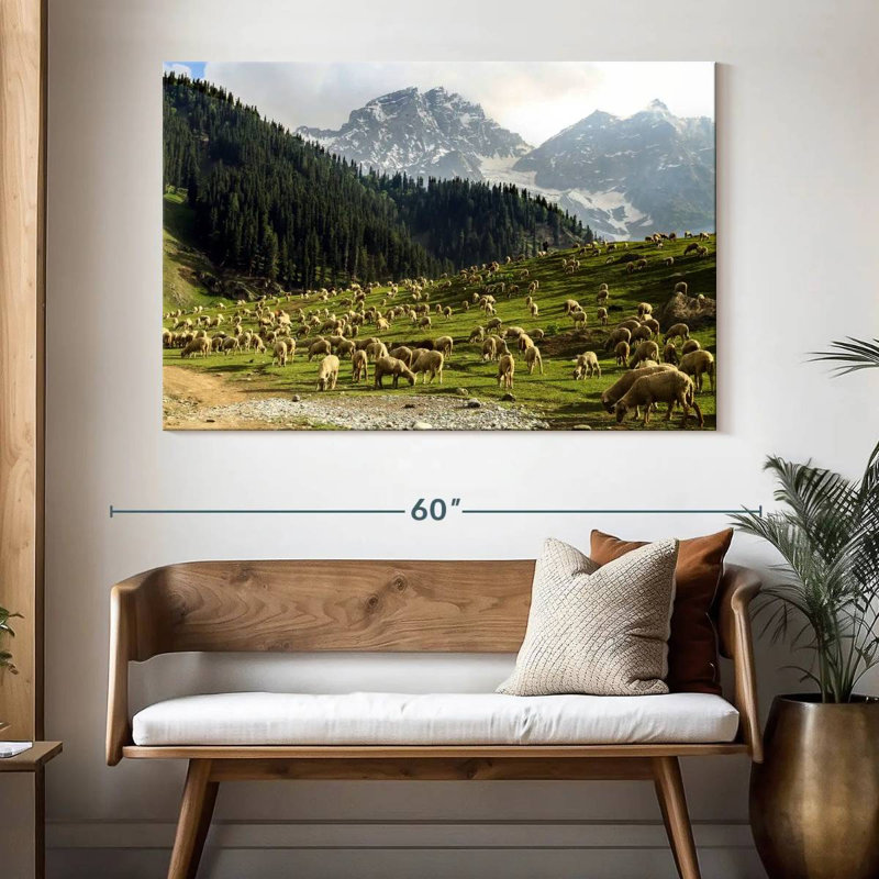 Kashmir Valley Sheep, 34" H x 51" W