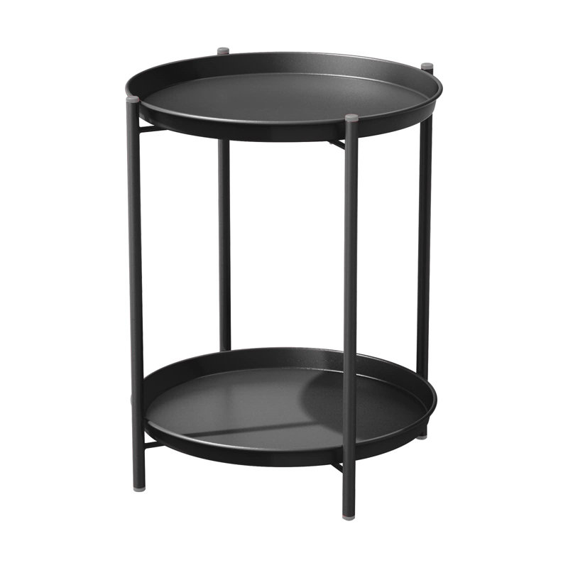 Table d'appoint Caira, Noir