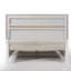Lit NK Naima avec finition blanche et rangement