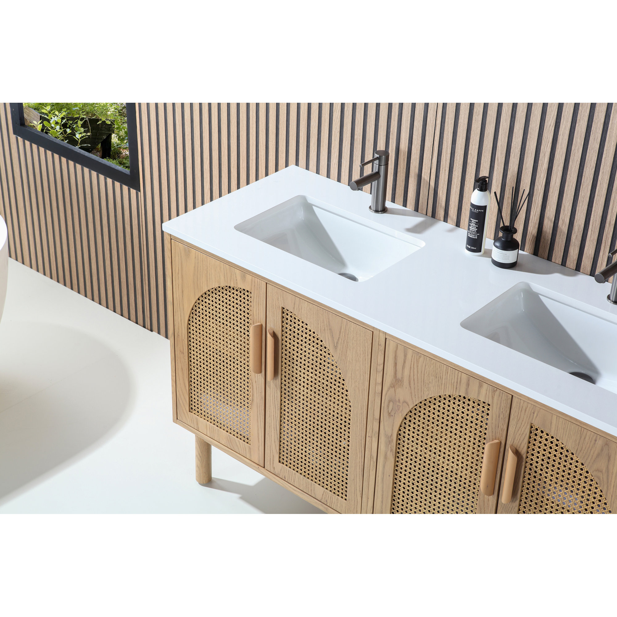 Emir 58.66'' Double Bathroom Vanity