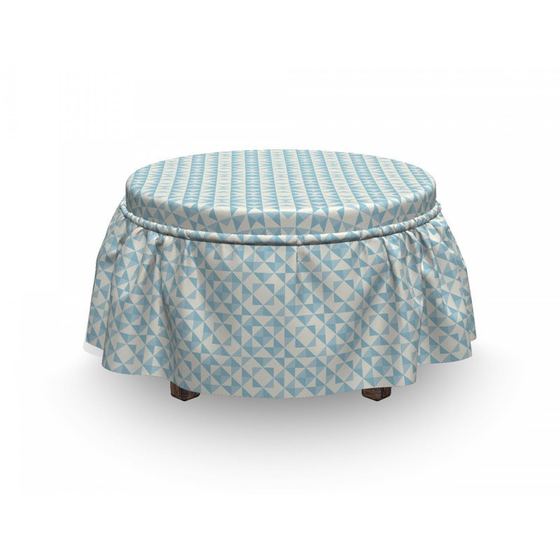 Housse pour repose-pieds à patchwork traditionnel