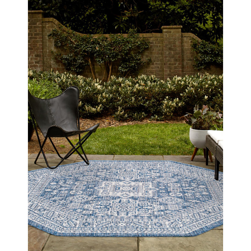 Anariya Indoor / Outdoor Rug, Octagon 7'10" x 7'10"