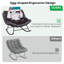 Chaises berçantes d'extérieur avec coussins et repose-pieds-1148875697