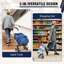 3-in-1 Heavy Duty Folding Stair Climbing Cart – 176 lbs Capacity, 6-Wheel Convertible Hand Truck, Telescoping Handle, 36L Oxford Bag, Portable Dolly for Grocery, Laundry – Daily style