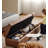 Luxury Rectangular Solid Wood Storage Ottoman-1474033193