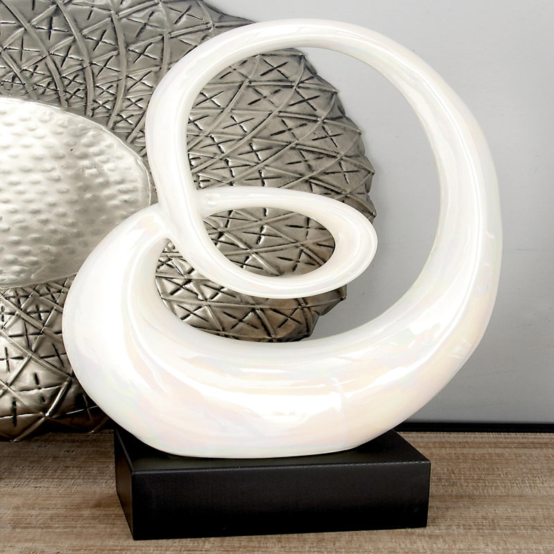 Styled Ceramic Abstract Sculpture