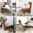 Double Layered Upholstered Executive Chairs with Footrest-1349653443