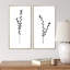 Silhouette unique de plante monochrome Boho I - ensemble de 2 impressions-1922080681-1922080683