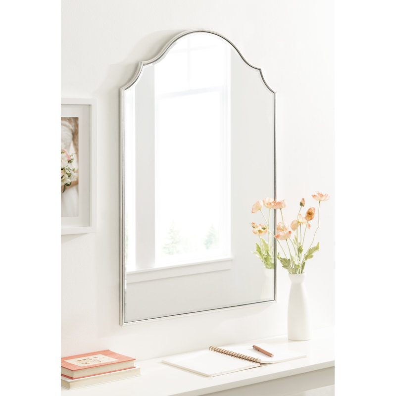 Aleeza Arch Mirror, Silver, 36" x 24"