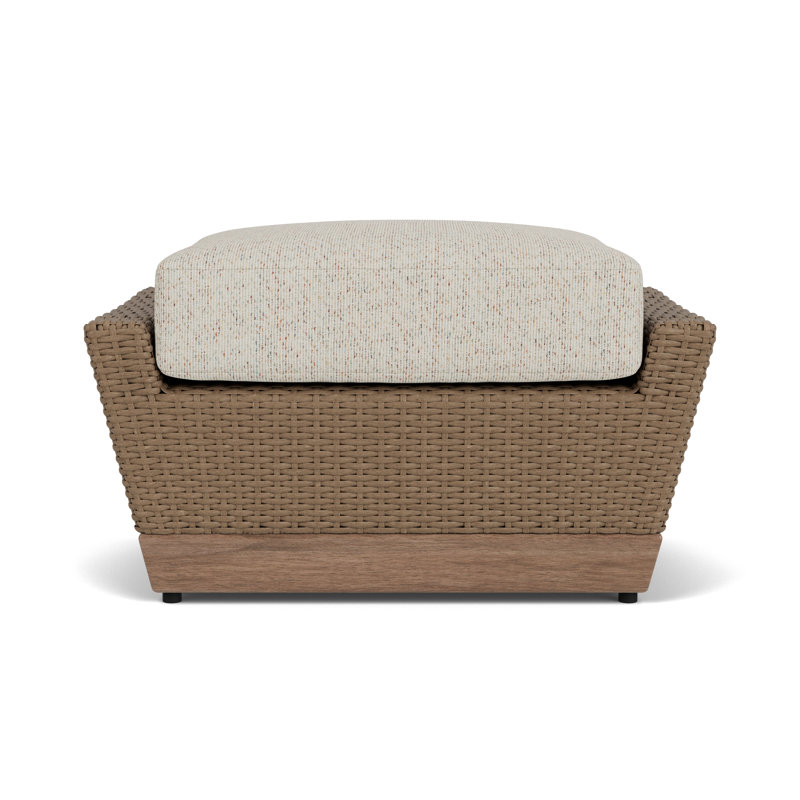 Charisma Outdoor Ottoman, Knotty Mineral