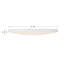 Plafonnier encastré blanc DEL 20 po Norix-2093993510-2093993505