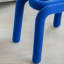Chaise d'appoint bleue (dossier de 2)-340656003