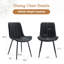 Chaise rembourrée en similicuir moderne-204951180