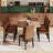 Large Farmhouse Kitchen Dinning Table Set Double Robust Pedestal-112473762-112473764-112829761