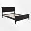 Base de lit plateforme classique en bois, grand lit, tête et pied de lit à panneau, aucun sommier requis-129993079-129993076