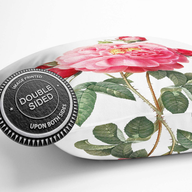 Square Throw Cushion, 40cm H x 40cm W x 15cm D