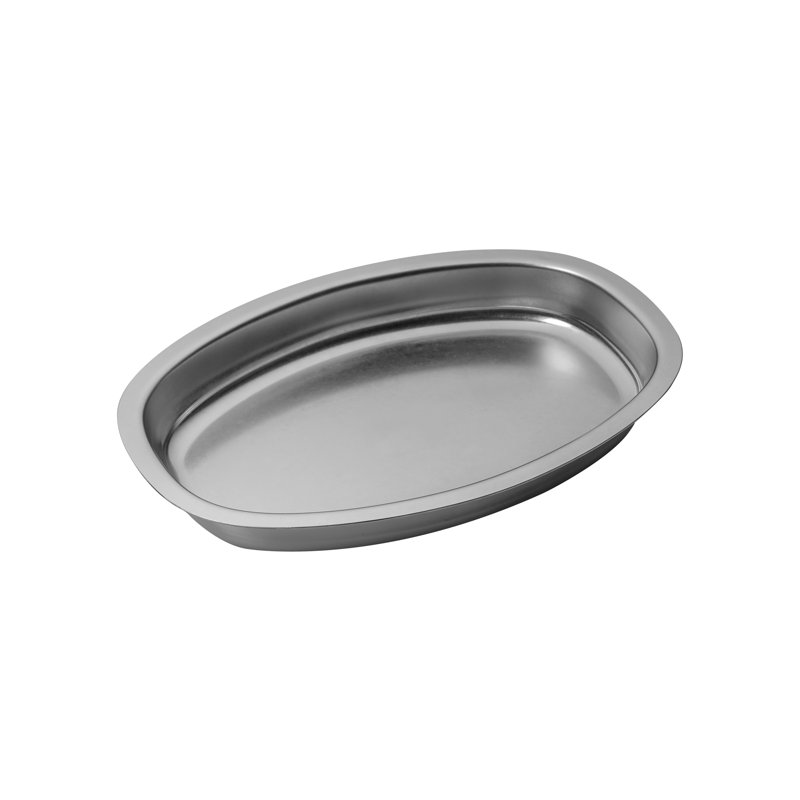 Plateau à gratin Original Original ovale - 12 pièces - Acier inoxydable, H 1,77 po x L 11,81 po x l 8,66 po