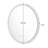 Crushed Crystal Decor Round LED Bathroom Vanity Mirrors with Anti-Fog, Dimmable Lights, and Shatterproof