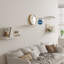  Grandes tablettes flottantes murales pour ensemble de 2 tablettes murales en bois de 36 po x 12,75 po x 2 po avec support mural invisible pour la chambre à coucher, la cuisine et le salon, blanc-868230022-870046216