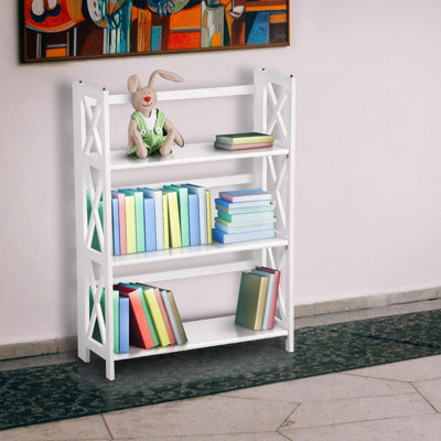Bibliothèque pliante à 3 tablettes