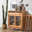 Buffet cerisier massif et bois manufacturé-2065750842
