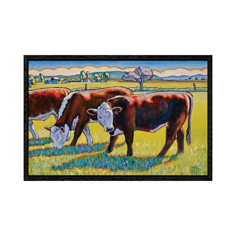 Prairie Lunch by Stacey Neumiller - Gallery-Wrapped Canvas Giclée on Canvas, 66.04 cm H x 45.72 cm W, Black Framed