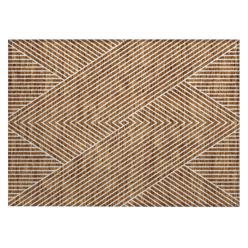Pentagia Area Rug, Rectangle 1'8" x 2'6"