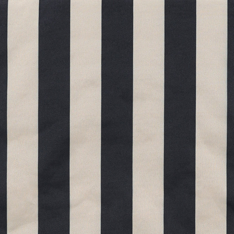 Geometric Outdoor High Back Seat Pad, Black Deckstripe