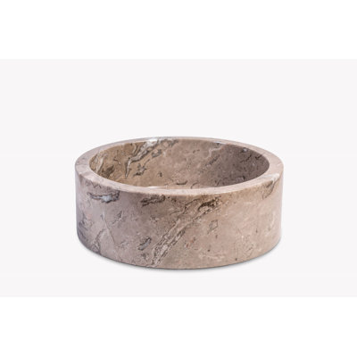 Natural Stone Vessel Bathroom Sink Blizz Goleta Marble