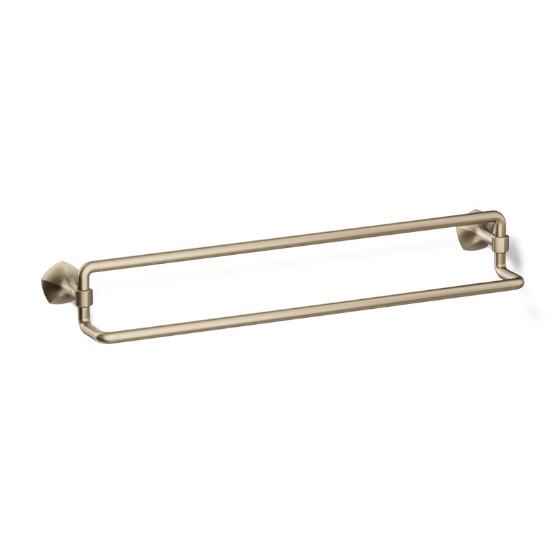 Occasion 24 In. Double Towel Bar, Vibrant Brushed Bronze