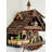  Quartz Cuckoo Clock with Rotating Train Turntable, Bell Tower & Dancers