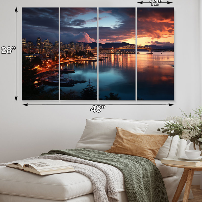 " Canada Twilight " 4 - Pieces