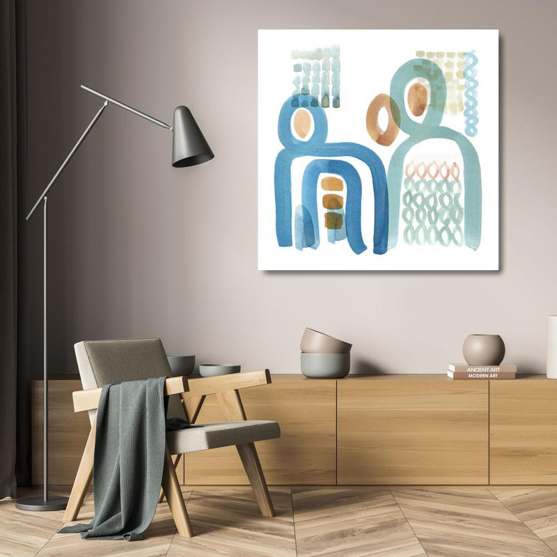 «Ivy Bronx Kouta», galerie d'art sur toile tendue Flora, «Togetherness I»