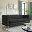 Button Tufted Sofa With Square Arm, 2Pcs Modern Couch-562600418