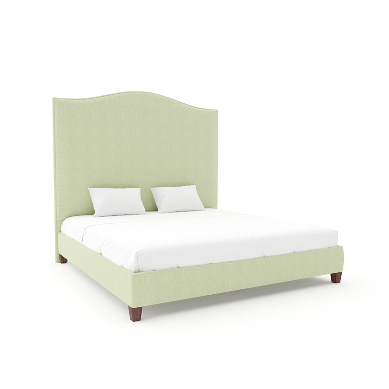Guilford Bed With 9" Rails, Weathered, Maestro Ultra Performance Meadow, Twin