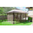 11 Ft. W x 11 Ft. D Outdoor Gazebo for Backyard & Patio Lawn with Netting (Gray)-125996318-125996320