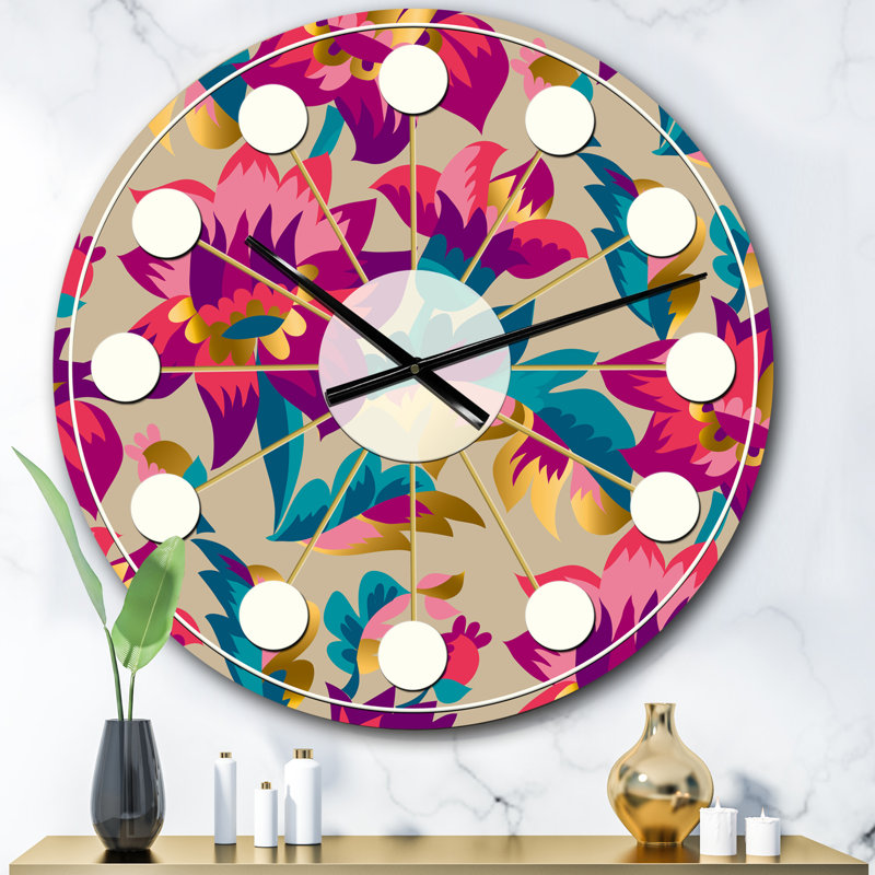 Horloge murale moderne Mid-Century, Surdimensionné