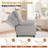Recliner Chair, Adjustable Recliners For Adults, Small Recliners for Small Spaces, Rocker Recliners with Side Pockets-2065761744