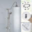 Pomme de douche avec système de douche à main avec pomme de douche à pluie de 8 po (soupape brute incluse)-114230176
