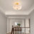 3-Light 15.74In.W Opal Glass Flush Mount