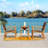 Sarges Metal Bar Counter with Stools