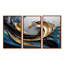 «Evolving Gold Flow» - ensemble d'impressions murales abstraites à encre liquide-1255172283-1255172282