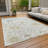 Xhevrie Machine Washable Indoor/Outdoor Xhevrie Ivory Rug-548173617
