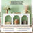 Stylish Arches Side Table,Entryway Table,Stable Console Table